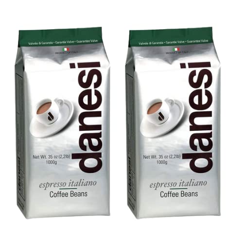 Danesi Whole Roasted Coffee Beans For Espresso - Doppio (4.5Lb), Emerald (4.5Lb), Gold (4.5Lb) #TOP2