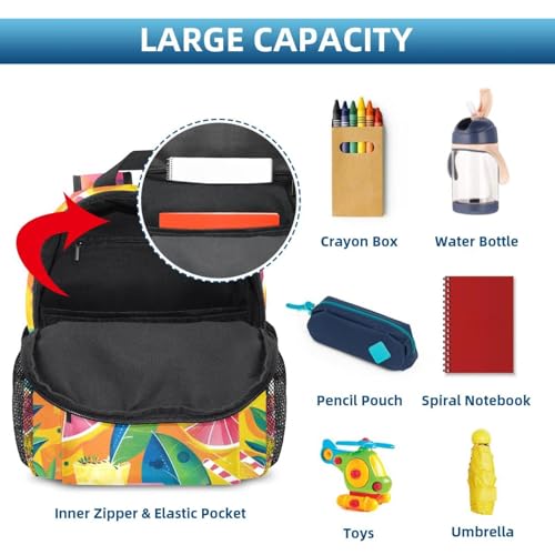 Sac à dos école primaire imperméable et résistant pour filles - 5