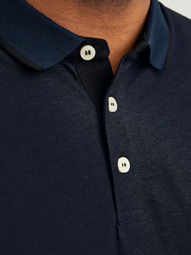 JACK & JONES T-Shirt Herren, Blau - Rot - Weiß, 6XL Große Größen – Ansicht 6