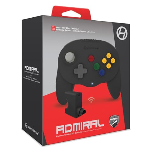 Hyperkin "Admiral" Premium BT Controller for N64 (Space Black)