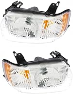 For Ford Escape Headlight 2001 2002 2003 2004 Driver and Passenger Side Headlamp Assembly Replacement