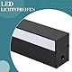 ZMH Wandlampe innen LED Wandleuchte Schwarz - 100CM Modern Wandbeleuchtung dimmbar 15W Flurlampe Wand Up and Down leuchten innen für Schlafzimmer Wohnzimmer Flur Treppenhaus Hotel