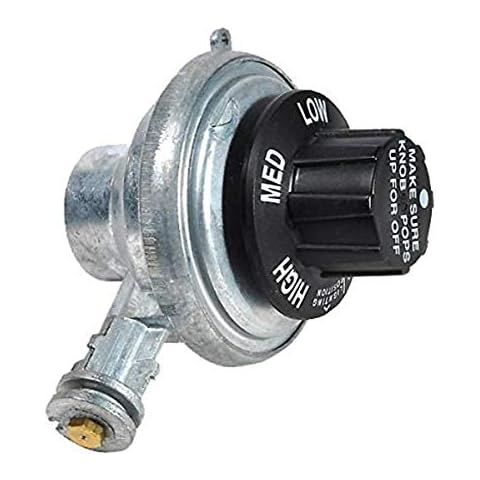 Mr. Heater Portable Propane Table Top Regulator, Aluminum, Multicolored, Regular Cover