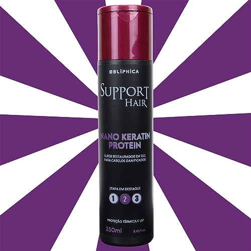 Restaurador Gel Support Hair Nano Protein Obliphica 250ml