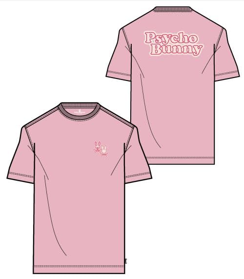 Psycho Bunny Elliot Front Back Graphic Tee2