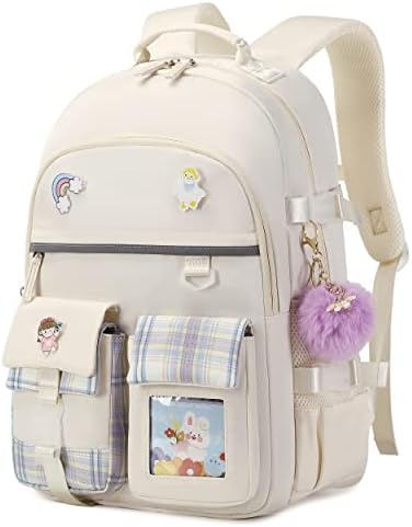 Backpack for Girls 15.6 Inch Laptop School Bag Kids Elementary College Backpacks Bookbags for Girls Teen Women Student