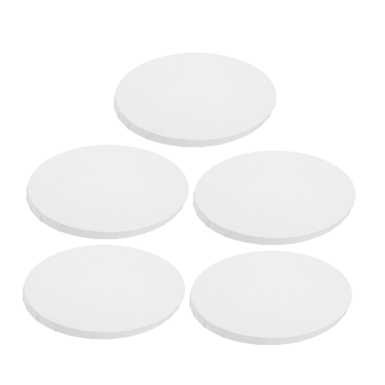 Hemobllo 5piezas Marco de Pintura al Óleo con Lienzo Ovalado de Madera Tablero de Pintura Portátil para Proyectos Artísticos para Pintar al Óleo y Acrílico Lienzo de Forma Ovalada sin Termi