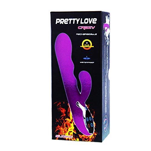 Vibromasseur chauffant Pretty Love Crazy II masseur intime étanche USB - 5