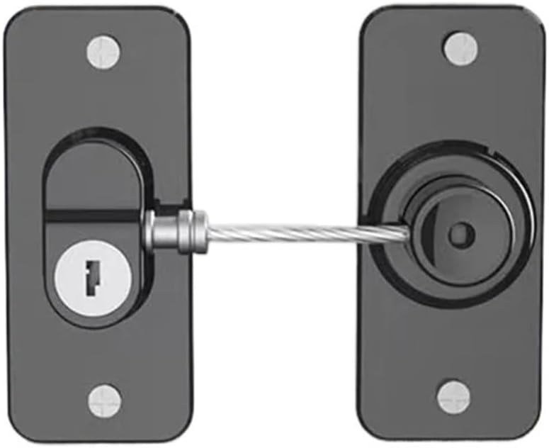 1-3pcs Baby Child Safety Lock Window Refrigerator Opening Security Cable Door Lock for Kids Protector(1pc White)