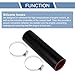 X AUTOHAUX Straight Coupler Silicone Hose with Clamps 1.89