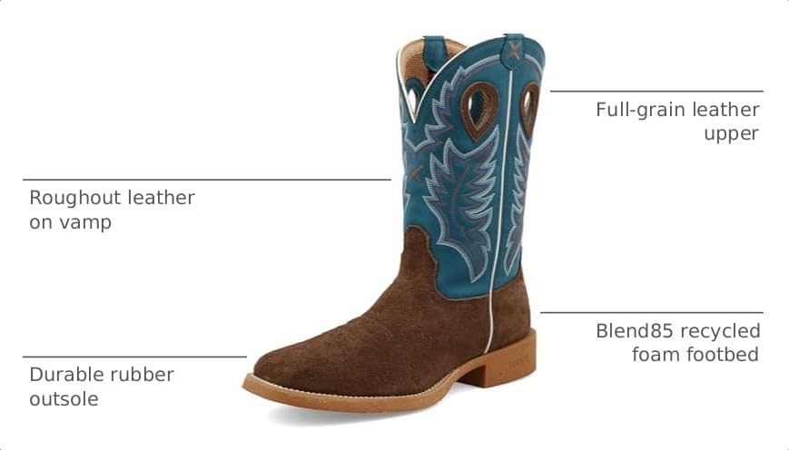 Image of Twisted X Mens 12 inch Pull on Tech X Western Boot