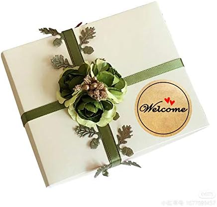 Kraft Welcome Stickers,Wedding Party Favor Bag Labels Invitation Card Envelope Seals for Bridal Shower Birthday Party,2 Inch 160 Pcs Per Pack - Image 6