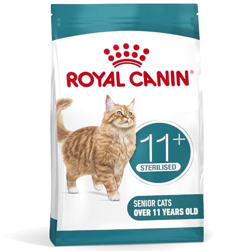 ROYAL CANIN Ageing Sterilised 11+ | 400 g | Trockennahrung für kastrierte Katzen ab dem 11. Lebensjahr | Formel mit dem HealthyAge7™ Complex | Enthält leicht zu kauende Kroketten