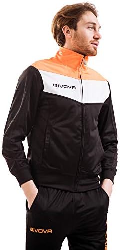 DANZA IN VETRINA Tuta Campo Fluo GIVOVA (Nero/Arancio Fluo, S (42/44)) :  Amazon.it: Abbigliamento