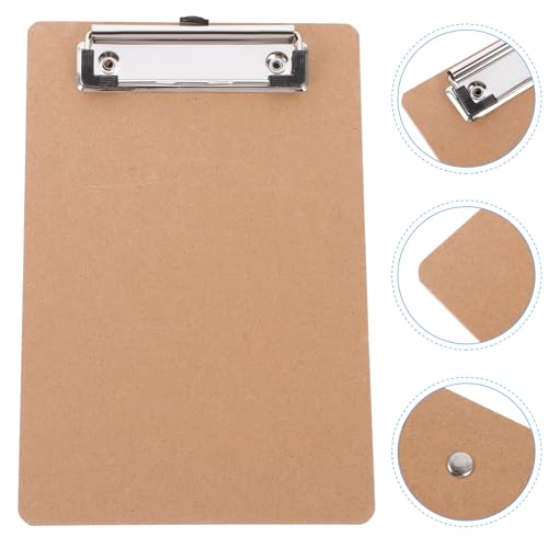 Planches à pince porte-documents Cabilock en bois véritable et fer - 4