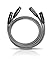 Produktbild Oehlbach NF 14 Master X - hochwertiges NF-Audiokabel mit XLR-Stecker, symmetrisch aufgebaut, SPOFC (versilbert) - 2 x 3m anthrazit