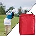 predolo Golf Shoe Bag Zippered Shoe Carrier Large Capacity Portable Travel Breathable Lightweight Outdoor Accessories Organizer, Red