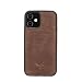 Produktbild Solo Pelle Lederhülle für das iPhone 12 Mini in 5.4 Zoll Stanford Case Leder Hülle Ledertasche Backcover aus echtem Leder (Vintage Braun)