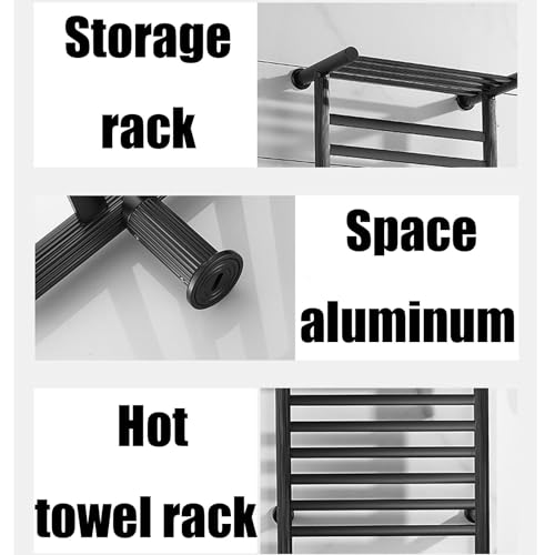 Toallero de pared elegante con control de temperatura de precisión 5