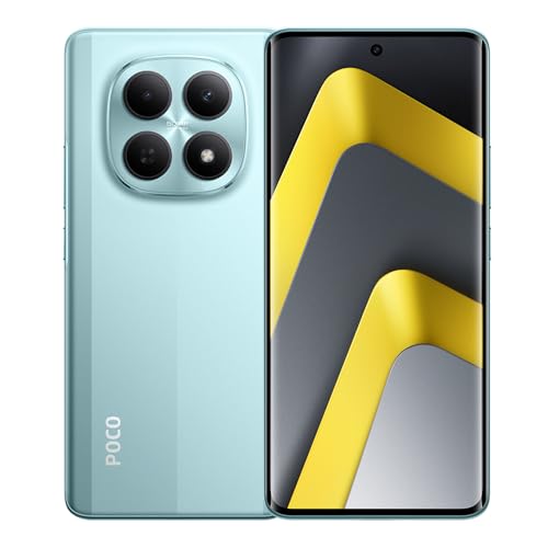 XIAOMI Poco M8 5G Smartphone, 8 + 512 GB, Dual-Kamera mit 50 MP mit AI, 17,9 cm (6,77 Zoll) AMOLED-Display, 120 Hz, Grün