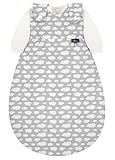 Alvi Schlafsack Baby Mäxchen 3teilig | Alvi Außensack & zwei Alvi Innensäcke | Ganzjahresschlafsack ab Geburt mitwachsend I Kinderschlafsack waschbar I leichter Baumwoll Schlafsack