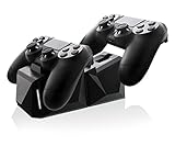 Nyko Charge Block Duo - 2 Port Controller Charging Station with Patented Charging Dongles and Micro-USB/AC Power Cord for PlayStation 4