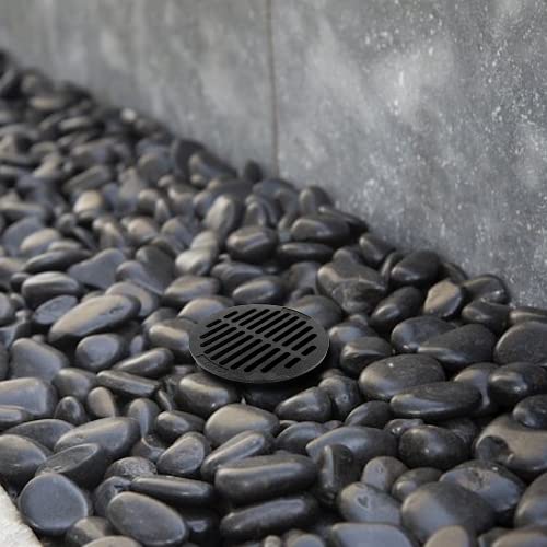 Premium USA Made 3" Inch Outdoor Round Flat Drain Grate Cover - Fits All 3" Inch SDR Sewer & Drain Pipe/Fittings, Also Fits Triple Wall Pipe & Corrugated Pipe 3" NOT for Standard PVC (Black) by One Stop Outdoor - Image 3