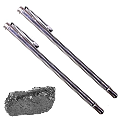 LAKPYN 2 Piezas Varillas de Radiestesia para Geobiología,Para Radiestesia para Rastreando Energía Espiritual, Adivinación, Localizar Objetos Perdidos