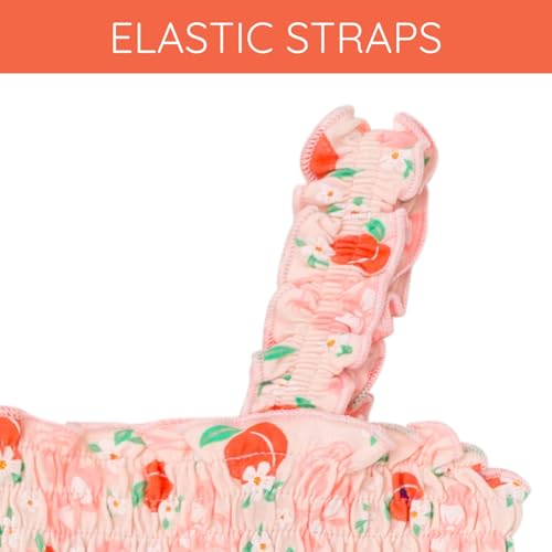 Disney Minnie Mouse Girls Square Neck Smocked Dress Toddler to Big Kid Sizes (2T - 10-12)3