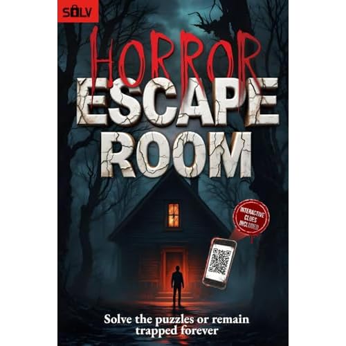 Horror Escape Room: The interactive horror puzzle book for all adults and fans of crime solving games (Escape Room 2.0 Books)