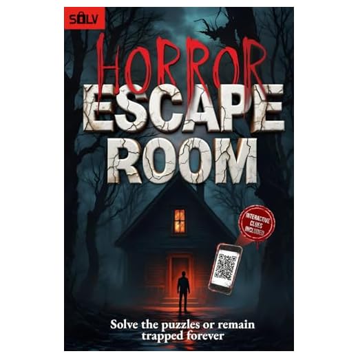 Horror Escape Room: The interactive horror puzzle book for all adults and fans of crime solving games (Escape Room 2.0 Books)