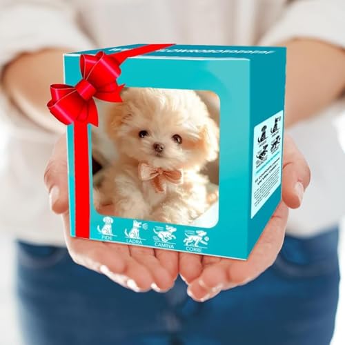 2025 New Robot Dog, Realistic Robot Puppy, Walking, Barking, DogRobot for Adults, Realistic Robotic Puppies (White)