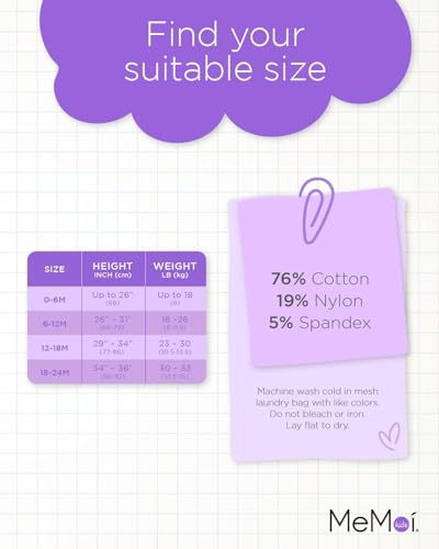 MeMoi Pelerine Stitch Girl's Cotton Blend Tights4