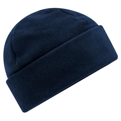 Beechfield - Recycled Fleece Cuffed Design - Beanie - French Navy