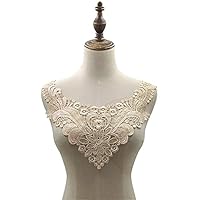 Collare In Pizzo Ricamato - Decorazione Elegante Per Abiti Fai Da Te - Foto 9