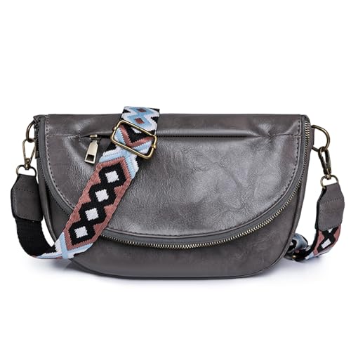 Image of Crossbody Bags For Women Trendy, Vegan Leather Hobo Handbag Shoulder Purse For Ladies with Adjustable Strap