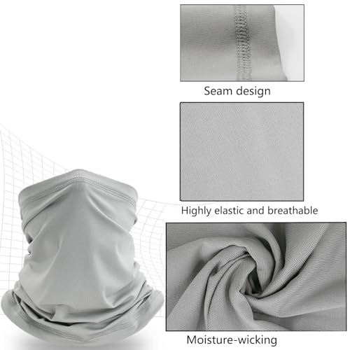 Neck Gaiter Bandana Face Mask,Neck Gaiter Balaclava Bandana Scarf,Sun Face Mask Uv Protection for Outdoor Sports Hiking Cycling Running Men and Women (6 Colors)3