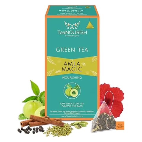 TeaNOURISH Amla Magic Green Tea Bags Cover