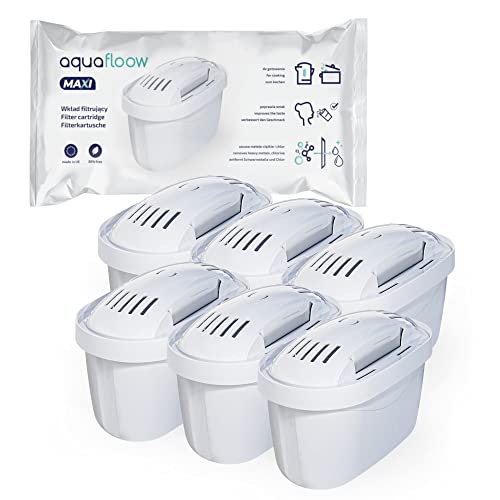 Aquafloow Wasserfilter kartuschen kompatibel mit BRITA Maxtra+, Style, Marella, Elemaris, XL, Fun (6er Pack) Cover
