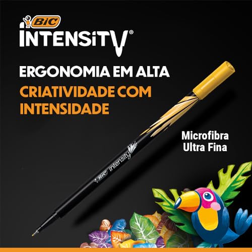 BIC, Caneta Hidrográfica, Intensity, Marcadora, 10 Unidades