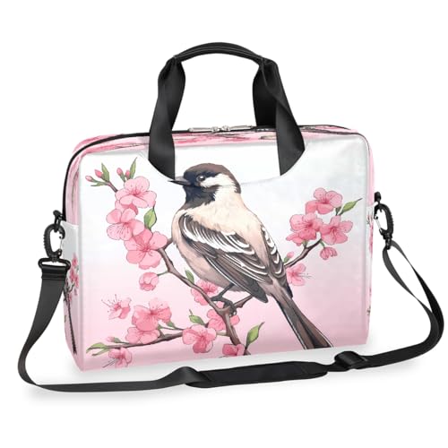 Maletín para laptop con diseño Floral Cherry Blossom rosa