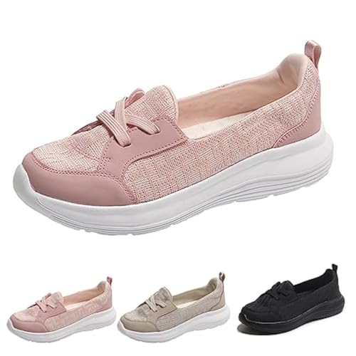 Women Kotsas Slip On Orthopedic Shoes,Walkclouds Comfortable Mesh Arch Support Casual Walking Loafers,Breathable Low Top Casual Soft Sole Non-Slip Sneakers