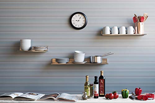 Rack&Hook 2XHN168 Wallniture Plat Stainless Steel Wall Shelf Heavy Duty Restaurant Bar Cafe & Home Kitchen Organization And Storage Shelf Set Of 2 23.60 Inch Silver thumb #1
