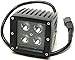 JEGS 79916 LED Light Pod 3 in. Square Black Face 16 Watts 1 440 Lumens