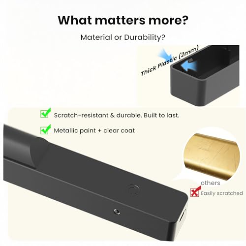 3Pack Picture Light Battery Operated, 16in Picture Light for Wall, 5000mAh Cordless Wall Lights with Controller,Art Light with Dimmable Cordless for Wall Painting,Frame, Portrait, Dartboard- Black