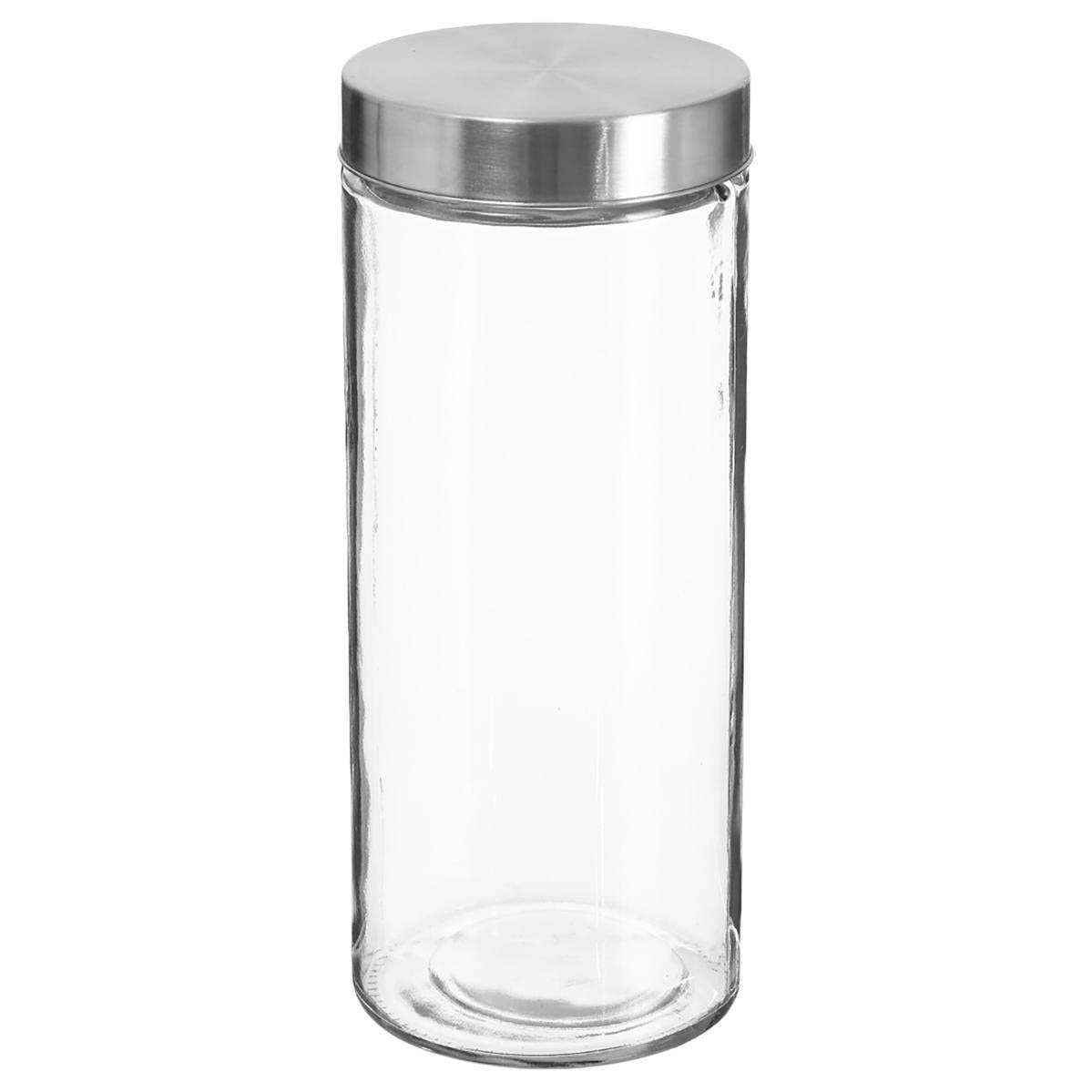 FIVE Glass and Stainless Steel 2L Jar, 11 x 27 cm