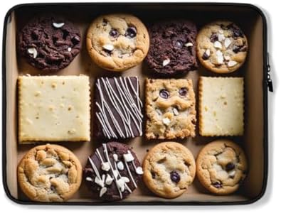 Protective Case Cover Bag for iPad (Regular, Air, Pro 9, 10, 11, 12, 13 inches) Cute Biscuits Cookies Flat Print Design Cookie Lover Foodie Novelty Cute Zippered Sleeve image 5