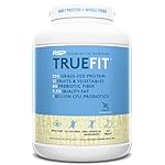 RSP TrueFit – Whey Protein Powder Meal Replacement Shake, Grass Fed Whey + Organic Fruits & Veggies, Fiber & Probiotics, Non-GMO, Gluten Free, Keto