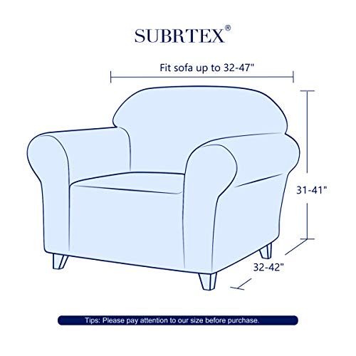 image for Subrtex Sofa Cover 1-Piece Stretch Couch Slipcover Soft Couch Cover Lo