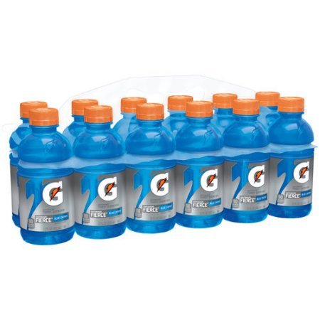 Gatorade Fierce Blue Cherry Sports Drink, 12 fl oz, 12 count